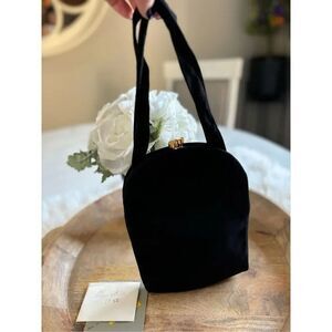 Koret 1950’s Koretolope black and gold suede smudge resistant snap top 16 drop p